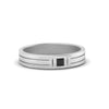 Load image into Gallery viewer, Single Princess Cut Inlay Mens Ring