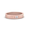Load image into Gallery viewer, Single Princess Cut Inlay Mens Ring