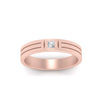 Load image into Gallery viewer, Single Princess Cut Inlay Mens Ring
