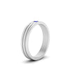 Load image into Gallery viewer, Single Princess Cut Inlay Mens Ring