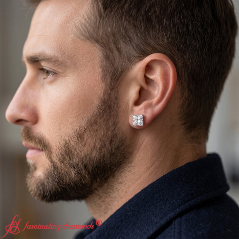 single-princess-cut-solitaire-diamond-earring-for-men-in-white-gold-FD-MS4PR-4Ct-1-1