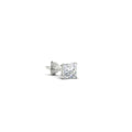 Thumbnail 1 - single-princess-cut-solitaire-diamond-earring-for-men-in-white-gold-FD-MS4PRANGLE2-1.00CT-NL-WG_