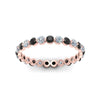 Load image into Gallery viewer, 0.75 Ct Round Cut Common Prong Diamond Eternity Band