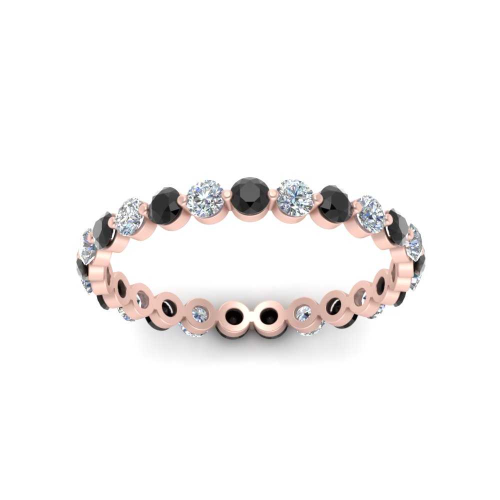 Single Shared Prong Diamond Eternity Ring