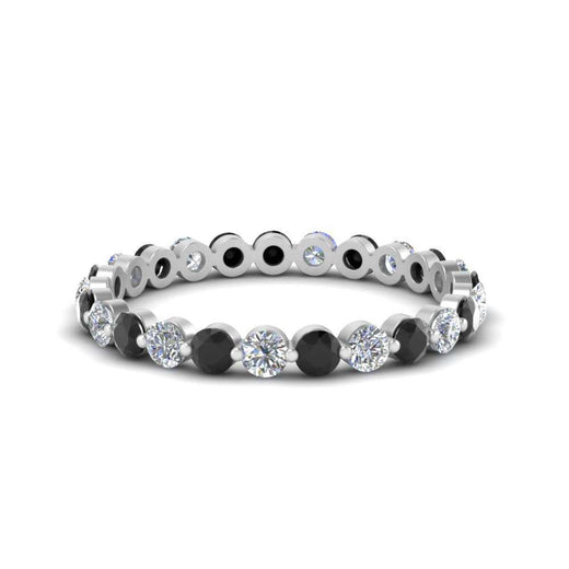 0.75 Ct Round Cut Common Prong Diamond Eternity Band
