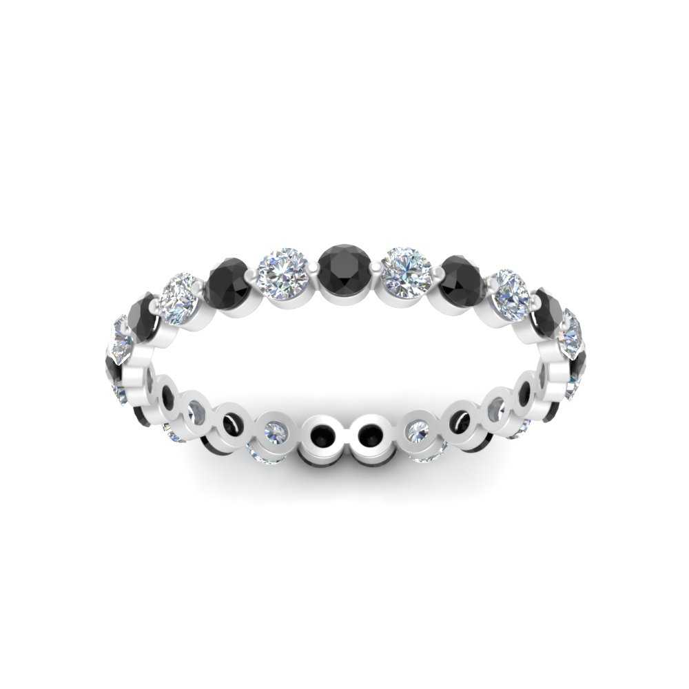 Single Shared Prong Diamond Eternity Ring