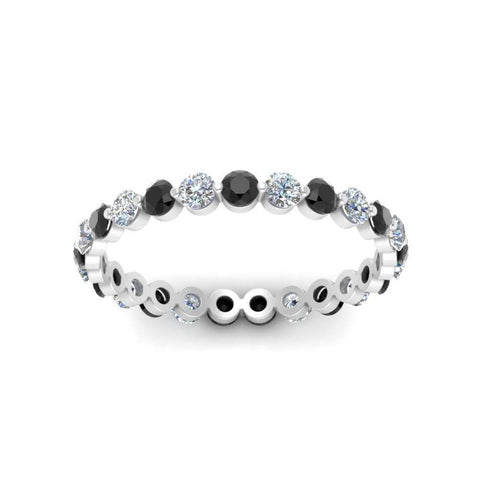 0.75 Ct Round Cut Common Prong Diamond Eternity Band