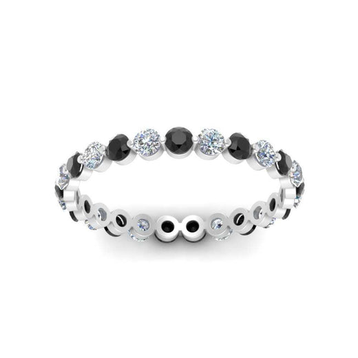 0.75 Ct Round Cut Common Prong Diamond Eternity Band