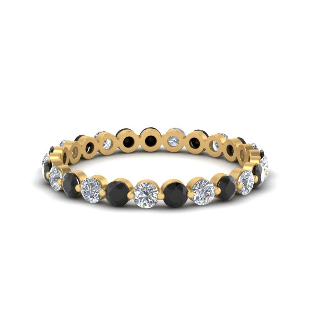 Single Shared Prong Diamond Eternity Ring