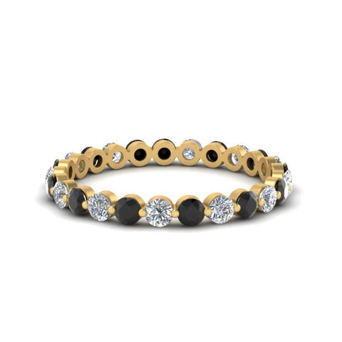 0.75 Ct Round Cut Common Prong Diamond Eternity Band