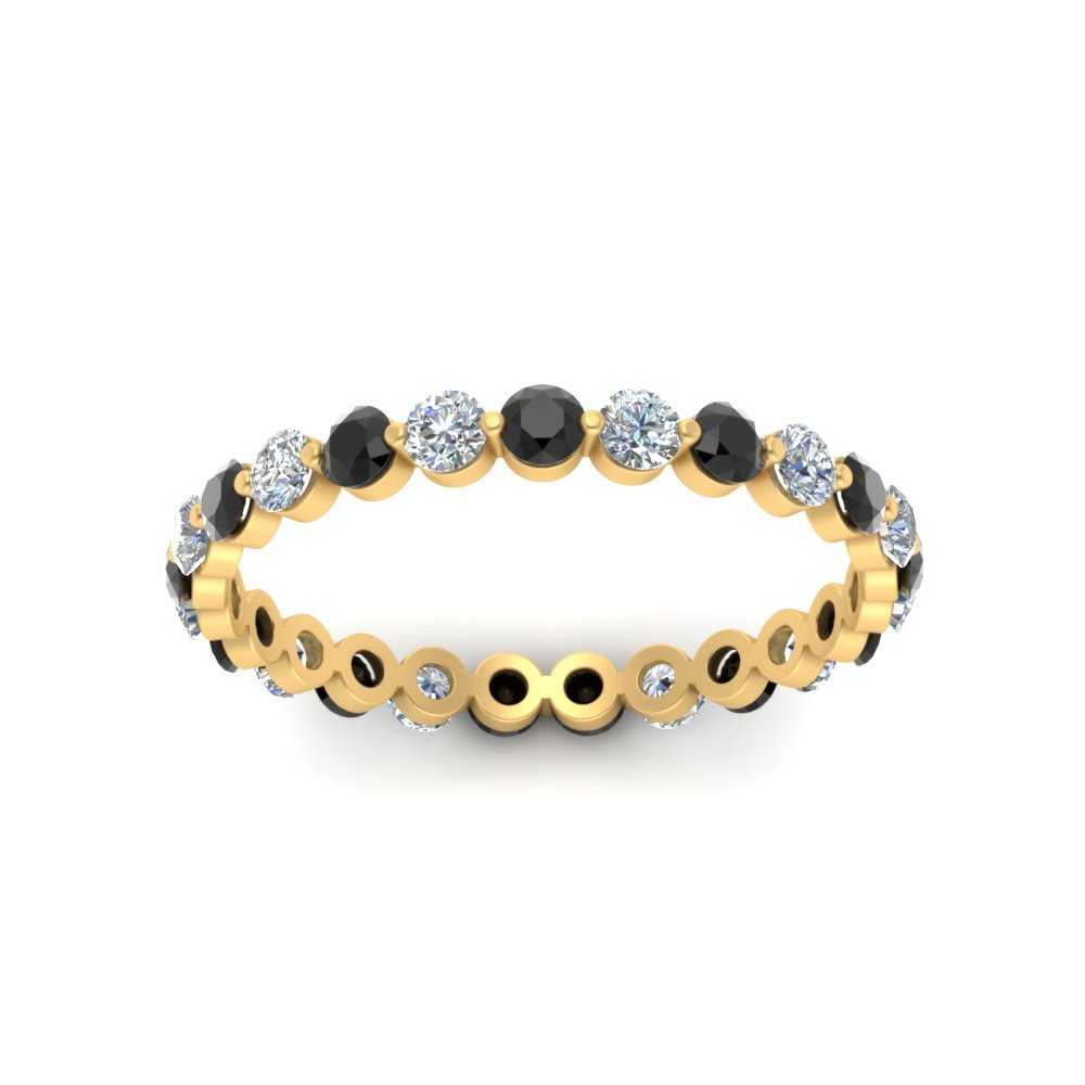 Single Shared Prong Diamond Eternity Ring