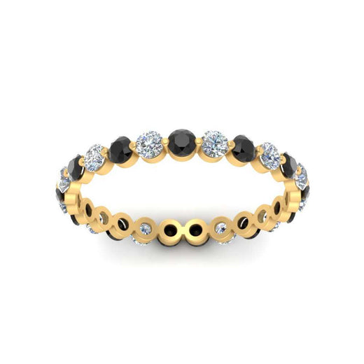 0.75 Ct Round Cut Common Prong Diamond Eternity Band