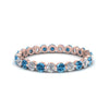 Load image into Gallery viewer, 0.75 Ct Round Cut Common Prong Diamond Eternity Band
