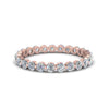 Load image into Gallery viewer, 0.75 Ct Round Cut Common Prong Diamond Eternity Band