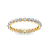 Load image into Gallery viewer, 0.75 Ct Round Cut Common Prong Diamond Eternity Band