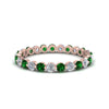 Load image into Gallery viewer, 0.75 Ct Round Cut Common Prong Diamond Eternity Band
