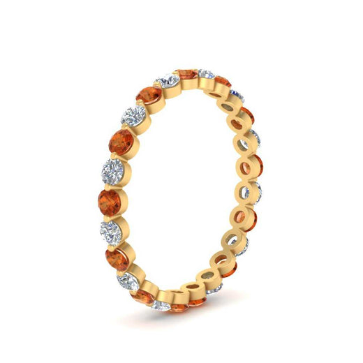 0.75 Ct Round Cut Common Prong Diamond Eternity Band