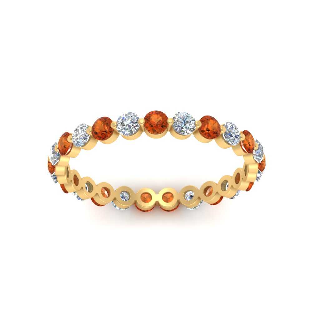 Single Shared Prong Diamond Eternity Ring