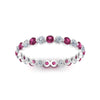 Load image into Gallery viewer, 0.75 Ct Round Cut Common Prong Diamond Eternity Band