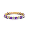 Load image into Gallery viewer, 0.75 Ct Round Cut Common Prong Diamond Eternity Band