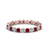 Load image into Gallery viewer, 0.75 Ct Round Cut Common Prong Diamond Eternity Band