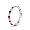 Load image into Gallery viewer, 0.75 Ct Round Cut Common Prong Diamond Eternity Band