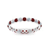 Load image into Gallery viewer, 0.75 Ct Round Cut Common Prong Diamond Eternity Band