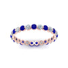 Load image into Gallery viewer, 0.75 Ct Round Cut Common Prong Diamond Eternity Band