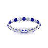 Load image into Gallery viewer, 0.75 Ct Round Cut Common Prong Diamond Eternity Band
