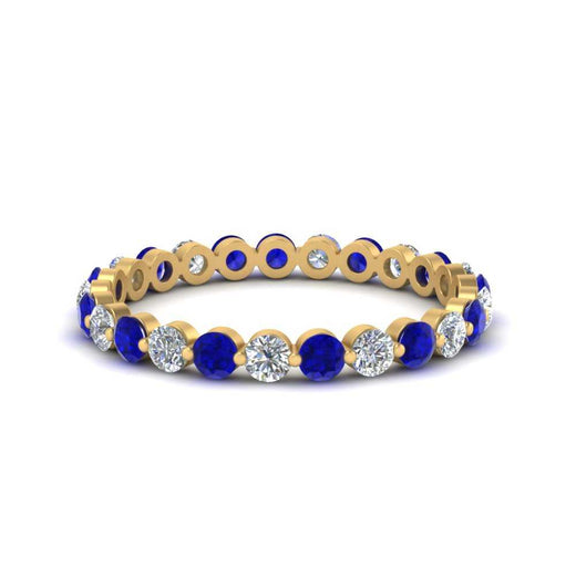 0.75 Ct Round Cut Common Prong Diamond Eternity Band