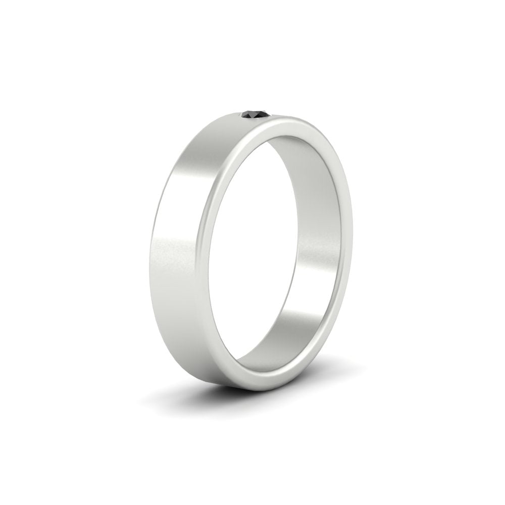 Single Stone Mens Solitaire Wedding Ring
