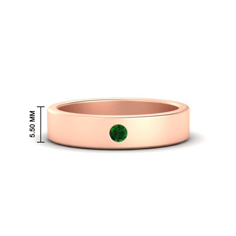 Single Stone Mens Solitaire Wedding Ring