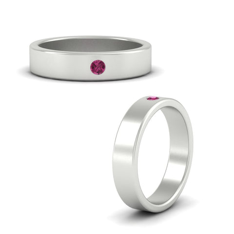 Single Stone Mens Solitaire Wedding Ring