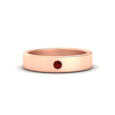 Single Stone Mens Solitaire Wedding Ring