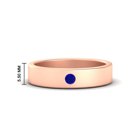 Single Stone Mens Solitaire Wedding Ring