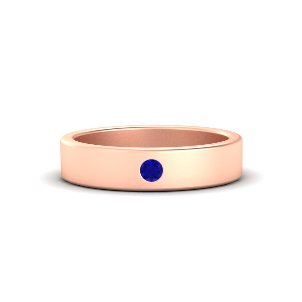 Single Stone Mens Solitaire Wedding Ring