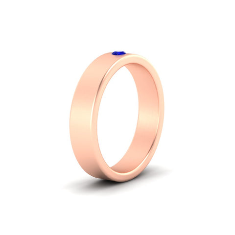 Single Stone Mens Solitaire Wedding Ring