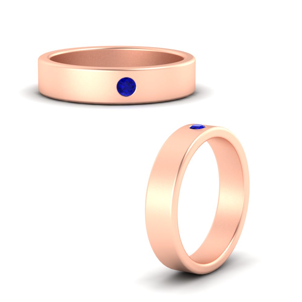 Single Stone Mens Solitaire Wedding Ring