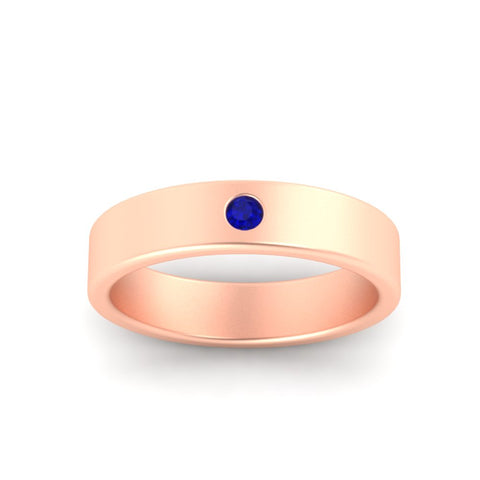 Single Stone Mens Solitaire Wedding Ring