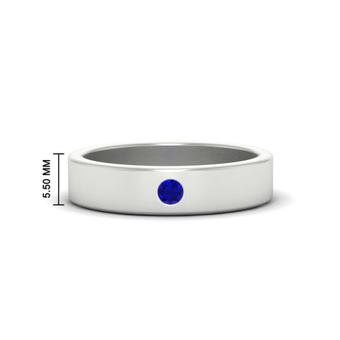 Single Stone Mens Solitaire Wedding Ring