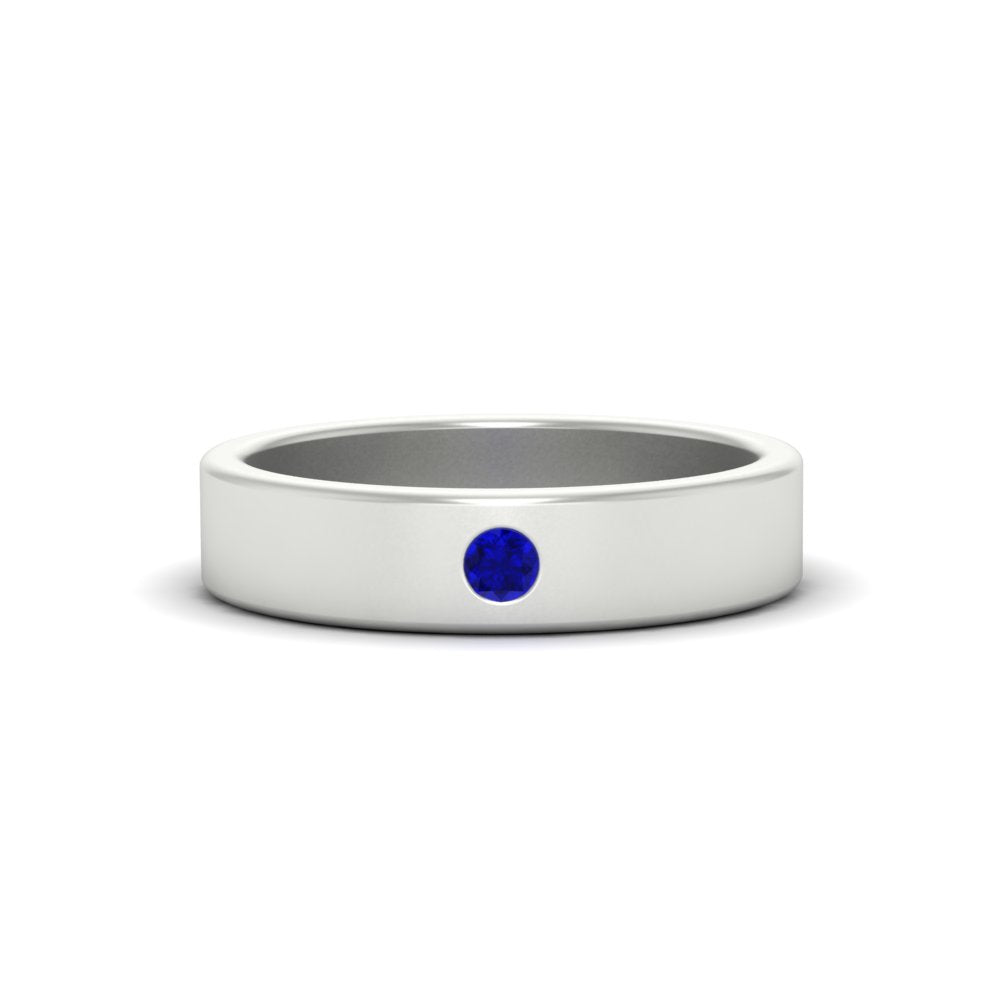 Single Stone Mens Solitaire Wedding Ring