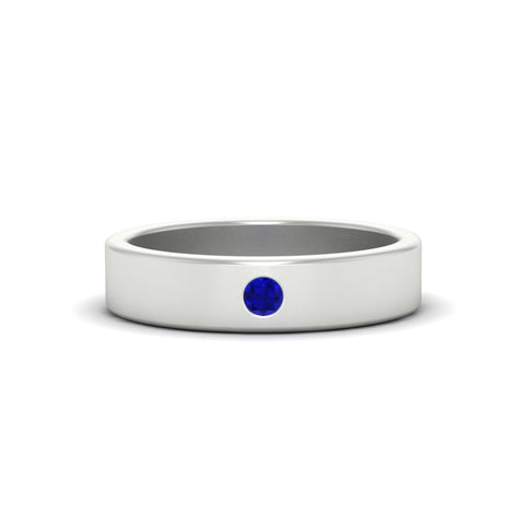 Single Stone Mens Solitaire Wedding Ring