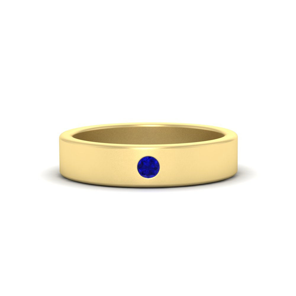 Single Stone Mens Solitaire Wedding Ring