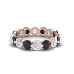 Load image into Gallery viewer, Wedding Eternity Ring Single Prong Diamond 4 Carat
