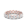 Load image into Gallery viewer, 4 Ct Round Cut Shared Prong Eternity Ring