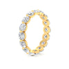 Load image into Gallery viewer, 4 Ct Round Cut Shared Prong Eternity Ring