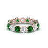 Load image into Gallery viewer, 4 Ct Round Cut Shared Prong Eternity Ring