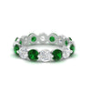 Load image into Gallery viewer, 4 Ct Round Cut Shared Prong Eternity Ring