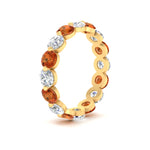 Load image into Gallery viewer, Wedding Eternity Ring Single Prong Diamond 4 Carat
