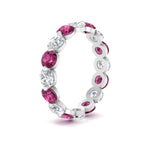 Load image into Gallery viewer, Wedding Eternity Ring Single Prong Diamond 4 Carat
